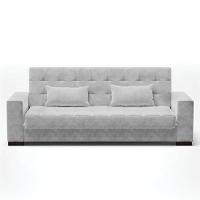 Sofá Cama Decorativo 210Cm Beesley Suede Cinza - Gran Belo - 3