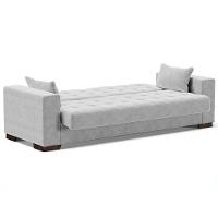 Sofá Cama Decorativo 210Cm Beesley Suede Cinza - Gran Belo
