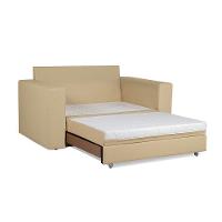 Sofá Cama Castor Casal Salerno Corano Bege 2 Lugares - 5