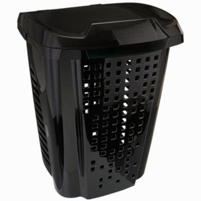 Roupeiro Telado Com Cesto 70 Litros Preto - Rb5*pr-pr - Astra Roupeiro Telado C-cesto 70l Preto