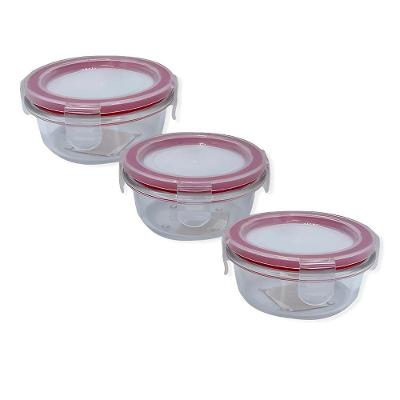 Kit 3 Potes De Vidro Herméticos 150ml Com Tampa De Silicone – Armazenamento Seguro E Frescor Prolongado