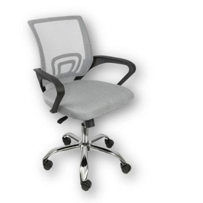 Cadeira De Escritório Oficial Begonia Tela Mesh Ergonômica Cinza 1