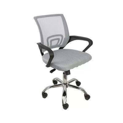 Cadeira De Escritório Begonia Tela Mesh Cinza