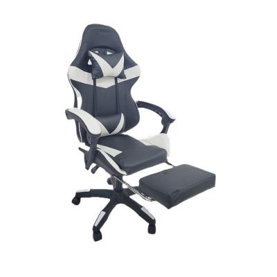 Cadeira Gamer Stillus Ergonômica Apoio De Pés Preta / Branca