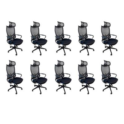 Kit 10 Cadeiras De Escritório Oficial Verona Apoio