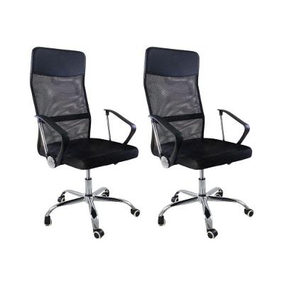 Kit 2 Cadeiras De Escritorio Nagano Oficial Preto