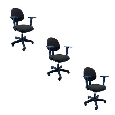 Kit 3 Cadeiras De Escritório Oficial Operativa