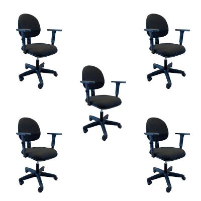 Kit 5 Cadeiras De Escritório Oficial Operativa