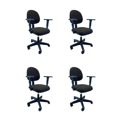 Kit 4 Cadeiras De Escritório Oficial Operativa