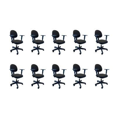 Kit 10 Cadeiras De Escritório Oficial Operativa