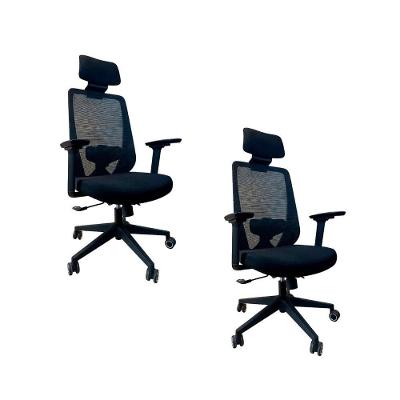 Kit 2 Cadeiras De Escritório Oficial Comfort Max Nr17
