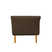 Recamier Ari 100 Cm Solteiro Suede Marrom - 2