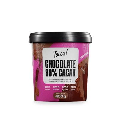 Pasta De Amendoim - Chocolate 80% Cacau Zero - Tocca - 430g