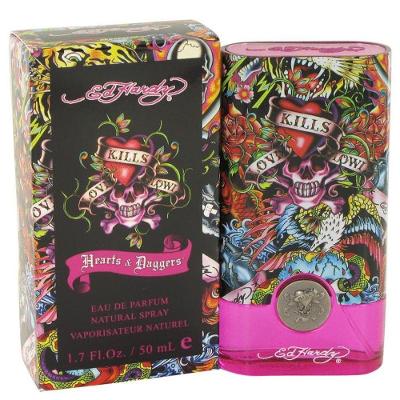 Perfume Feminino Ed Hardy Hearts & Daggers Christian Audigier 50 Ml Eau De Parfum