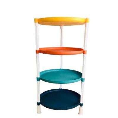 Estante Modular Colorida Organizadora Multiuso Com 4 Prateleiras – Compacta, Resistente E Versátil
