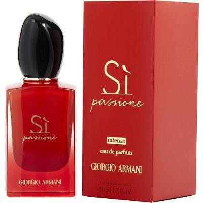 Perfume Feminino Armani Si Passione Intense Giorgio Armani Eau De Parfum Spray 50 Ml