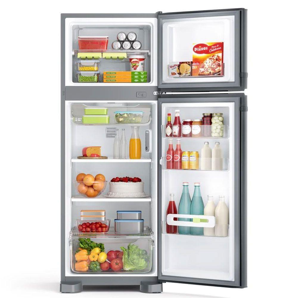 Refrigerador Evox 2 Portas Frost Free 340l Com Freezer 72l Consul Prata 220v - 3