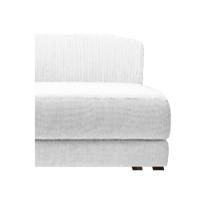 Recamier Heitor 140cm Com Almofada Lado Esquerdo Suede Cor Branco/rosê - 2