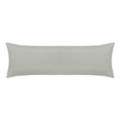 Fronha Body Pillow Altenburg Toque Acetinado 40cm X 1,30m – Cinza