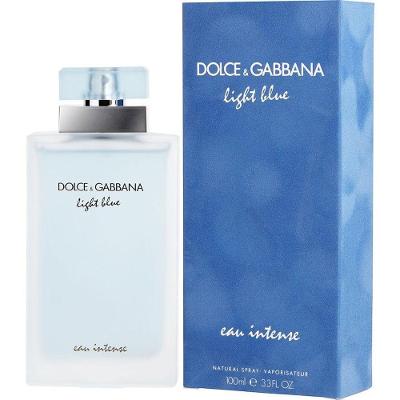 Perfume Feminino D & G Light Blue Eau Intense Dolce & Gabbana Eau De Parfum Spray 100 Ml