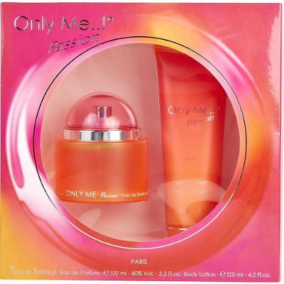 Kit Feminino Only Me Passion Yves De Sistelle Eau De Parfum Spray 100 Ml + Loção Corporal 125 Ml