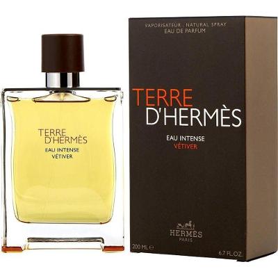 Perfume Masculino Terre D'Hermes Eau Intense Vetiver Hermes Eau De Parfum Spray 200 Ml