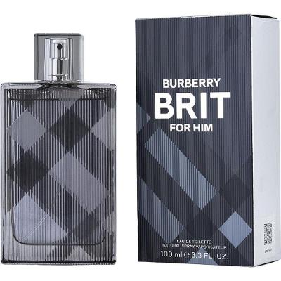 Perfume Masculino Burberry Brit Burberry Eau De Toilette Spray 100 Ml (Nova Embalagem)