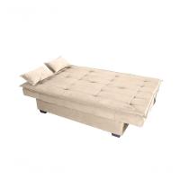 Sofá Cama Casal Reclinável Esmeralda - Bege Light - 3