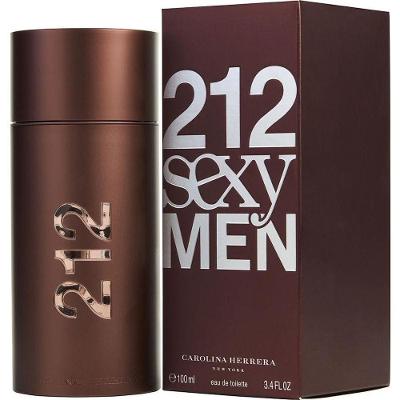 Perfume Masculino 212 Sexy Carolina Herrera Eau De Toilette Spray 100 Ml