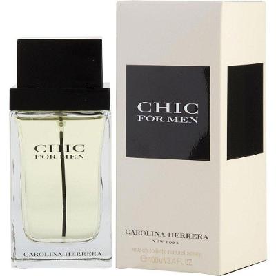 Perfume Masculino Chic Carolina Herrera Eau De Toilette Spray 100 Ml