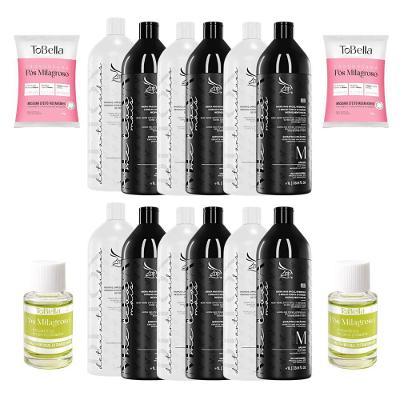 Kit 6 Escovas Progressivas Zap Me Leva Mais + Saches + Óleo Reparador