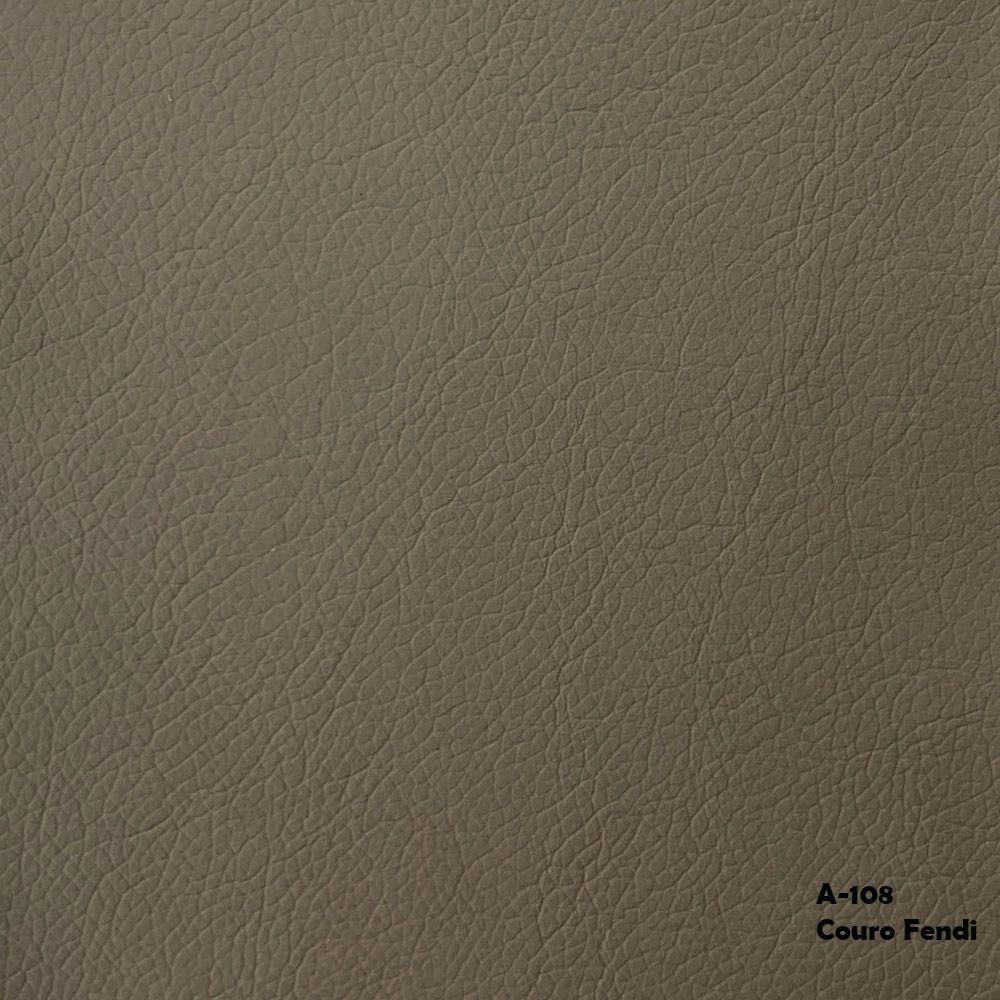 Sofá 3 Lugares 210cm Milano Couro Fendi Gran Belo - 4