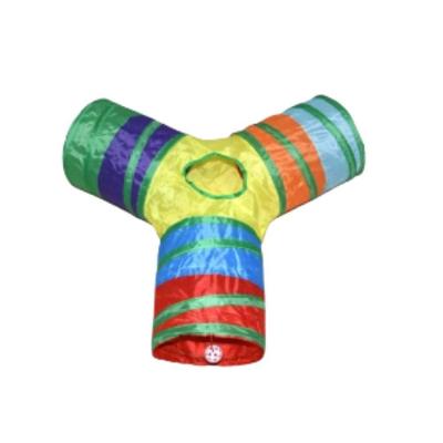 Túnel Colorido Para Gatos Em Y