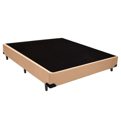 Cama Box Casal Sintético Mega Cama Bege 138x188x42cm
