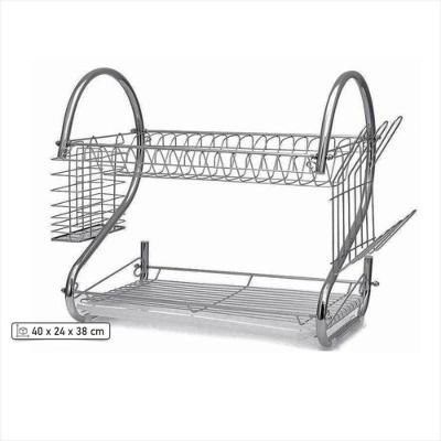 Escorredor De Louças Com Porta Copos E Talheres De Metal