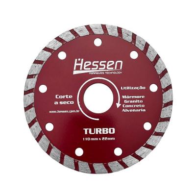 Disco De Corte Diamantado Turbo 110x22mm Hessen 30461