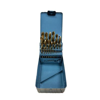 Jogo De Brocas Aço Rápido 1.0 A 13.0mm 25pç Hss Estojo Metálico 9500