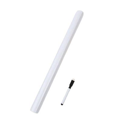 Parede Adesivo Pvc Com Quadro Branco E Marcador - 2m