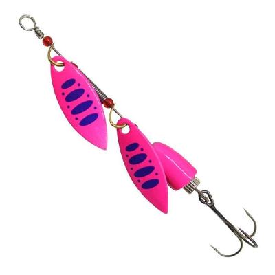 Kit 4 Iscas Artificiais Giratórias Spinner Colher De Metal 6g