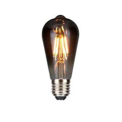 Lâmpada Led Filamento St64 4w E27 Fumê Bivolt Nordecor