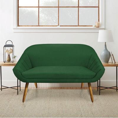 Namoradeira Suede Verde Castanho