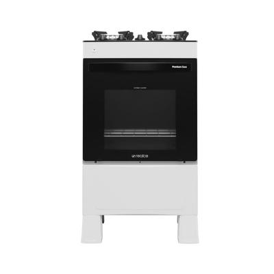 Fogão 4 Bocas A Gás Premium Glass Realce CR228 Branco Bivolt
