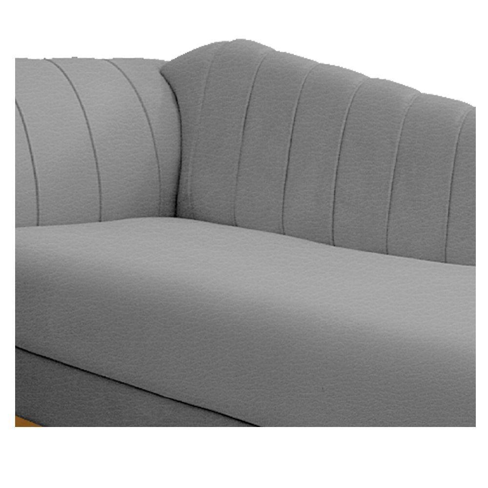 Recamier 160Cm Lado Direito Corano Cinza - 2