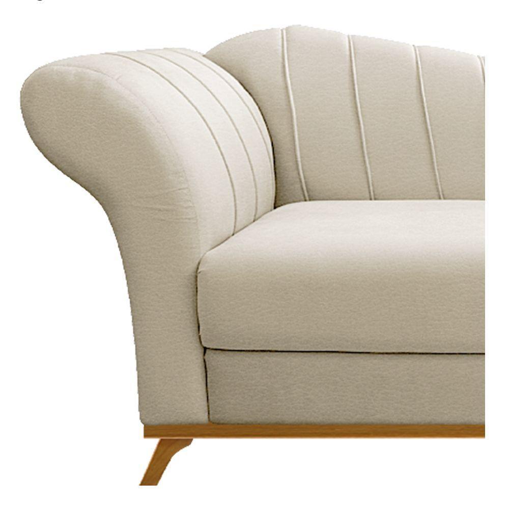 Recamier 160Cm Lado Direito Corano Bege - 5