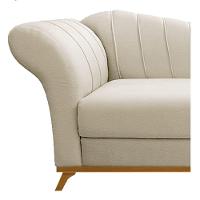 Recamier 160Cm Lado Direito Corano Bege - 6