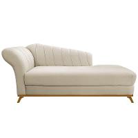 Recamier 160Cm Lado Direito Corano Bege - 10