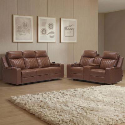 Poltrona Reclinável Cinema 2 E 3 Lugares Baú Usb Pu Moscou Sint Cml Z57 - Mpozenato