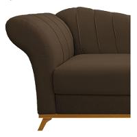 Recamier 140Cm Lado Direito Suede Marrom