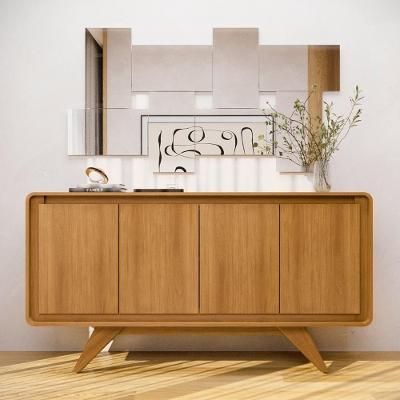 Buffet Aparador 160cm 4 Portas Orgânico Cecy Nature Z56 - Mpozenato