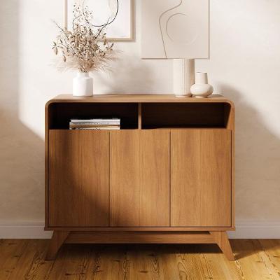 Buffet Aparador 95cm 3 Portas Orgânico Marlo Nature Z56 - Mpozenato